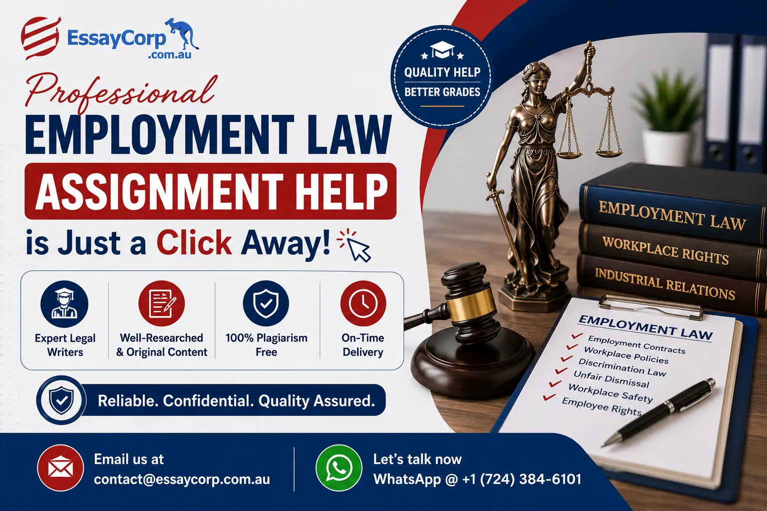Professional Employment Law Assignment Help is Just a Click Away!